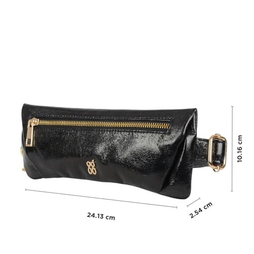 Baggit Women's Beetles XXXS Waist Pouch | Ladies Stylish Casual Purse Bag | Faux Leather | 6-Month Warranty | Cruelty-Free Material | Made in India