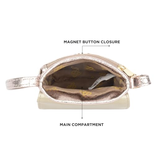 Baggit Women's Tipsey XXXS Sling Bag | Ladies Stylish Casual Purse Bag | Faux Leather | 6-Month Warranty | Cruelty-Free Material | Made in India