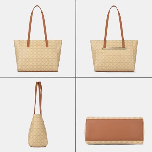 Lavie Women's Mono Betula Tote Handbag for Women | Tote Bag for Work | Ladies purse | Stylish Shoulder Bag | Gift For Women