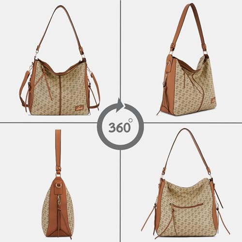 Lavie Women's Mono Clair Large Hobo Bag | Ladies Purse Handbag