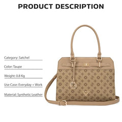 Lavie Signature Women's Manhattan Satchel Handbag for Women | Satchel Bag for Work | Ladies purse | Stylish Shoulder Bag | Gift For Women