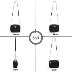 Lavie Signature Dallas Woman's Box Crossbody Sling Bag | Ladies Purse Handbag | Gift for Women - Goyalsons ShopMax