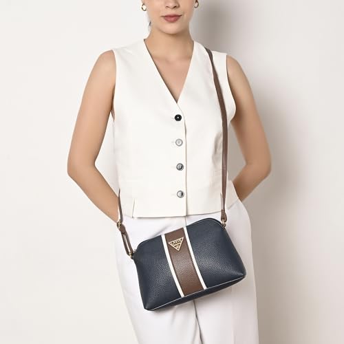 Lavie Signature Georgia Woman's Crossbody Sling Bag | Ladies Purse Handbag | Gift for Women - Goyalsons ShopMax