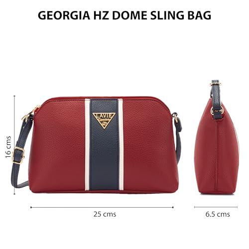 Lavie Signature Georgia Woman's Crossbody Sling Bag | Ladies Purse Handbag | Gift for Women - Goyalsons ShopMax