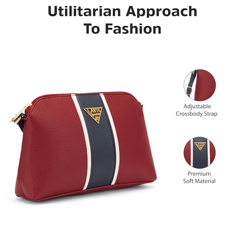 Lavie Signature Georgia Woman's Crossbody Sling Bag | Ladies Purse Handbag | Gift for Women - Goyalsons ShopMax