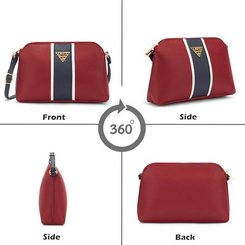 Lavie Signature Georgia Woman's Crossbody Sling Bag | Ladies Purse Handbag | Gift for Women - Goyalsons ShopMax