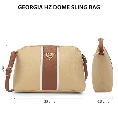Lavie Signature Georgia Woman's Crossbody Sling Bag | Ladies Purse Handbag | Gift for Women - Goyalsons ShopMax