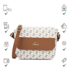 Lavie Woman's Broxa Flap Crossbody Sling Bag | Ladies Purse Handbag | Gift for Women