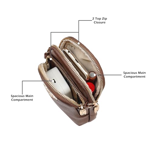 Lavie Signature Indiana Women's Vertical 2C Crossbody Sling Bag | Ladies Purse Handbag | Gift for Women - Goyalsons ShopMax