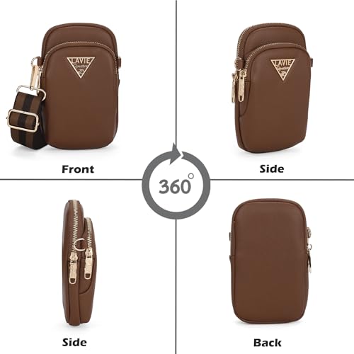 Lavie Signature Indiana Women's Vertical 2C Crossbody Sling Bag | Ladies Purse Handbag | Gift for Women - Goyalsons ShopMax