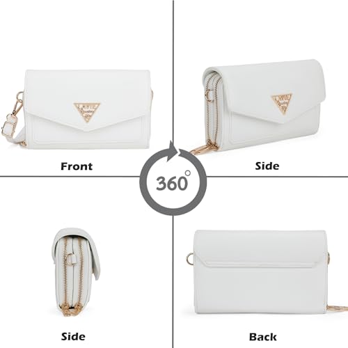 Lavie Signature Women's Lowa 2C Zip & Flap Wallet |Gift for Women