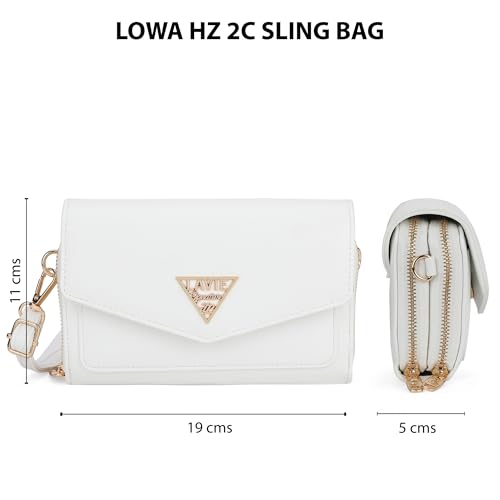 Lavie Signature Women's Lowa 2C Zip & Flap Wallet |Gift for Women