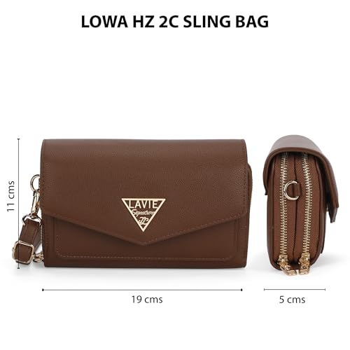 Lavie Signature Women's Lowa 2C Zip Around Crossbody Sling Bag | Stylish Shoulder Bag | Ladies Purse Handbag | Gift for Women - Goyalsons ShopMax