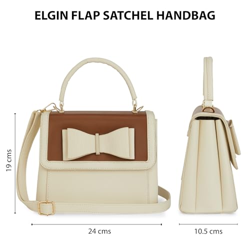 Lavie Signature Women's LS Elgin Flap Satchel Handbag for Women | Satchel Bag for Work | Ladies purse | Stylish Shoulder Bag | Gift For Women