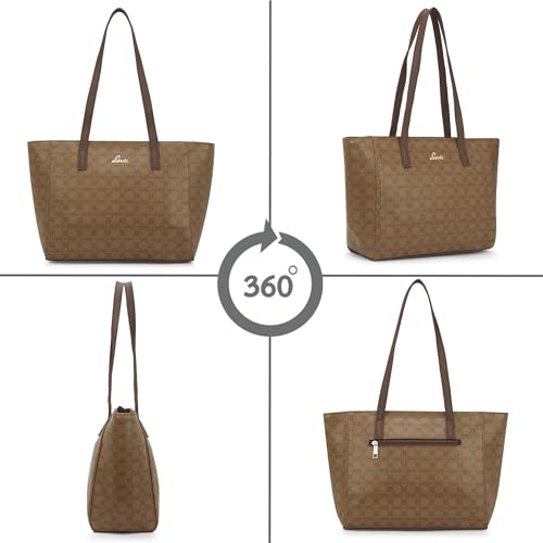 Lavie Women's Mono Betula Tote Handbag for Women | Tote Bag for Work | Ladies purse | Stylish Shoulder Bag | Gift For Women
