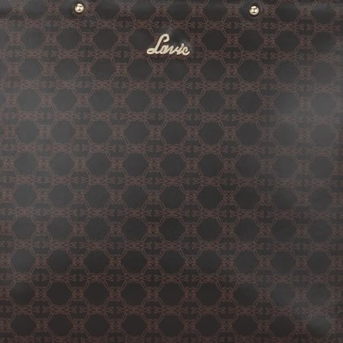 Lavie Women's Mono Amanda Monogram LL Print Tote Handbag | Tote Bag for Work | Ladies Purse | Stylish Shoulder Bag | Gift for Women - Goyalsons ShopMax