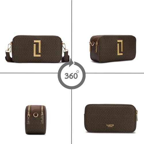 Lavie Luxe Women's Mono Fenny Crossbody Sling Bag | Ladies Purse Handbag | Gift for Women - Goyalsons ShopMax