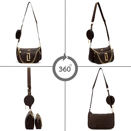 Lavie Luxe Women's Chunk25 Monogram Print Sling Bag | Ladies Purse Handbags | Gift For Women - Goyalsons ShopMax
