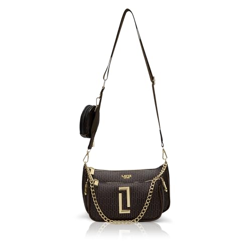 Lavie Luxe Women's Chunk25 Monogram Print Sling Bag | Ladies Purse Handbags | Gift For Women - Goyalsons ShopMax