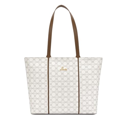 Lavie Women's Mono Neghan Monogram Print Tote Bag for Women | Tote Bag for Work | Ladies purse | Stylish Shoulder Bag | Gift for Women