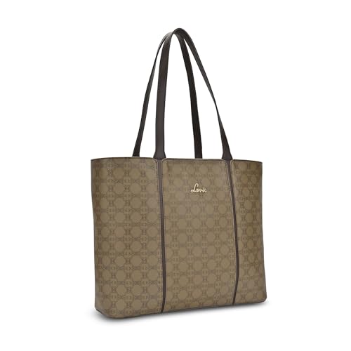Lavie Women's Mono Neghan Monogram Print Tote Bag for Women | Tote Bag for Work | Ladies purse | Stylish Shoulder Bag | Gift for Women