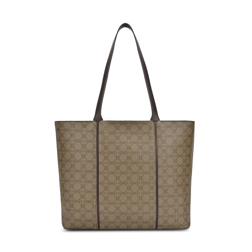 Lavie Women's Mono Neghan Monogram Print Tote Bag for Women | Tote Bag for Work | Ladies purse | Stylish Shoulder Bag | Gift for Women