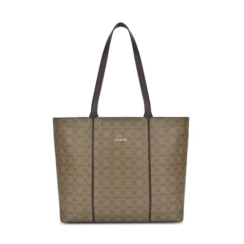 Lavie Women's Mono Neghan Monogram Print Tote Bag for Women | Tote Bag for Work | Ladies purse | Stylish Shoulder Bag | Gift for Women