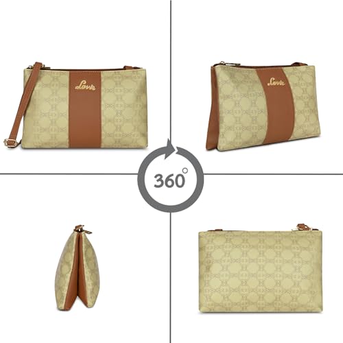 Lavie Women's Mono Lynn 2c Top Zip Cross Body Sling Bag | Ladies Purse Handbag | Gift for Women - Goyalsons ShopMax