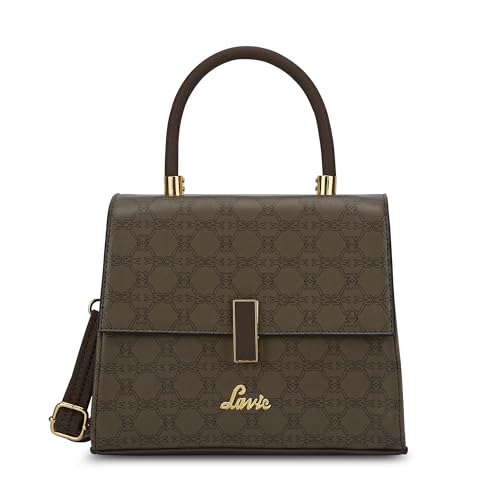 Lavie Women's Monoprint Gypsy Flap Satchel Bag | Satchel Handbag for Work | Ladies Purse | Stylish Shoulder Bag | Gift for Women - Goyalsons ShopMax