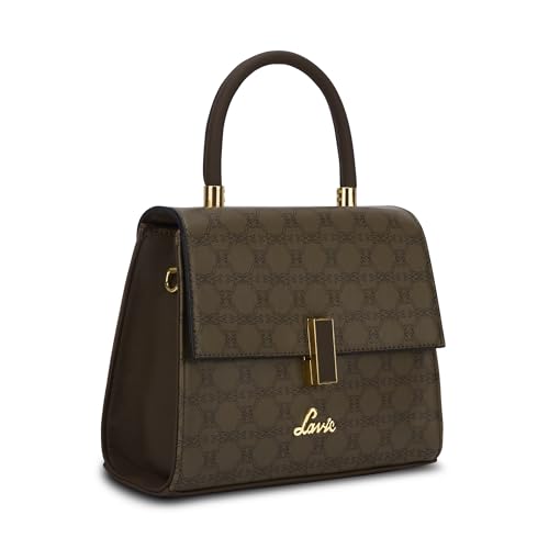 Lavie Women's Monoprint Gypsy Flap Satchel Bag | Satchel Handbag for Work | Ladies Purse | Stylish Shoulder Bag | Gift for Women - Goyalsons ShopMax