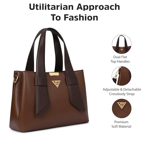 Lavie Signature Women's Nashville 3C Satchel Handbag | Satchel Bag for Work | Ladies Purse | Stylish Shoulder Bag | Gift For Women - Goyalsons ShopMax
