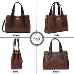 Lavie Signature Women's Nashville 3C Satchel Handbag | Satchel Bag for Work | Ladies Purse | Stylish Shoulder Bag | Gift For Women - Goyalsons ShopMax