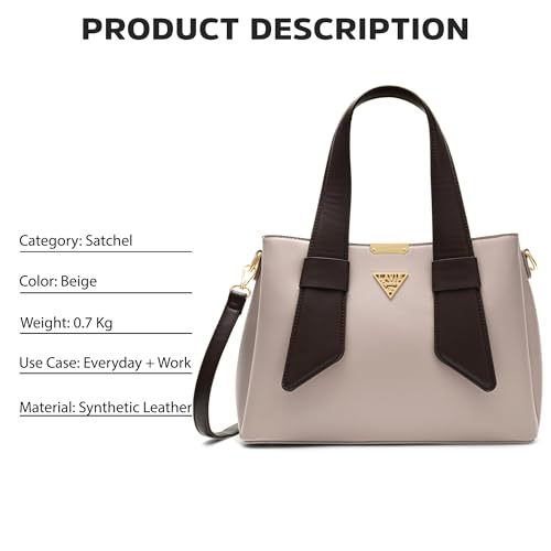 Lavie Signature Women's Nashville 3C Satchel Handbag | Satchel Bag for Work | Ladies Purse | Stylish Shoulder Bag | Gift For Women - Goyalsons ShopMax