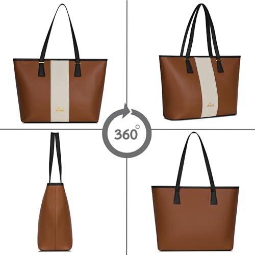 Lavie Avery Colourblock Tote |Tote Bag | Ladies purse | Stylish Shoulder Bag | Gift for Women - Goyalsons ShopMax