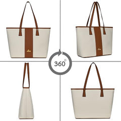 Lavie Avery Colourblock Tote |Tote Bag | Ladies purse | Stylish Shoulder Bag | Gift for Women - Goyalsons ShopMax