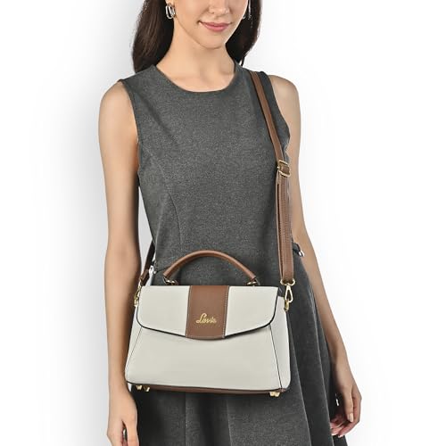 Lavie Women's Nicky Colourblock Flap Satchel Handbag for Women | Satchel Bag for Work | Ladies purse | Stylish Shoulder Bag | Gift For Women