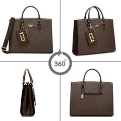 Lavie Luxe Women's Mono Elly25 Handbag for Women | Handbag for Work | Ladies purse | Stylish Shoulder Bag | Gift for Women
