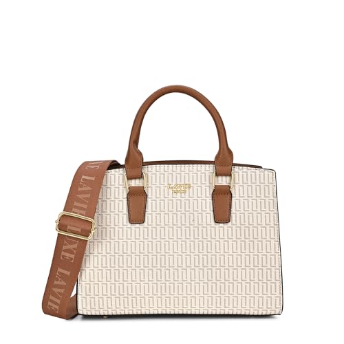 Lavie Luxe Women's Mono Elly25 Handbag for Women | Handbag for Work | Ladies purse | Stylish Shoulder Bag | Gift for Women