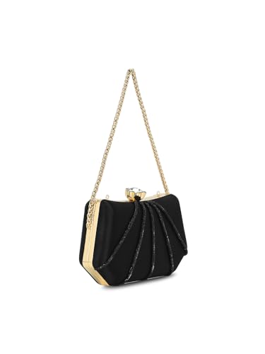 Lavie Signature Women's Akron Handle Framed Clutch | Ladies Purse | Gift For Women - Goyalsons ShopMax