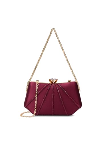 Lavie Signature Women's Akron Handle Framed Clutch | Ladies Purse | Gift For Women - Goyalsons ShopMax