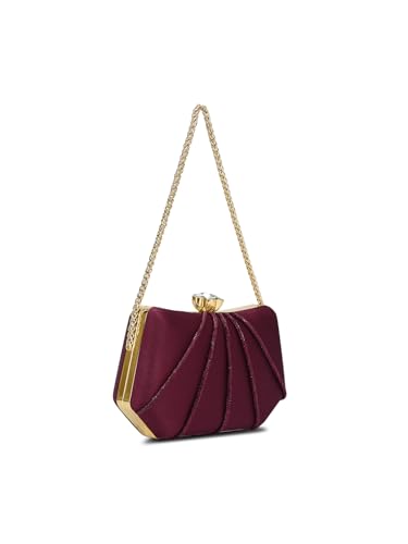 Lavie Signature Women's Akron Handle Framed Clutch | Ladies Purse | Gift For Women - Goyalsons ShopMax