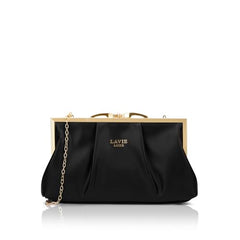 Lavie Luxe Women's Pleato 2-Compartment Frame Cross Body Sling Bag | Ladies Purse Handbag | Gift for Women - Goyalsons ShopMax