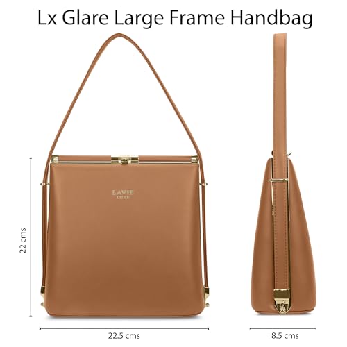 Lavie Luxe Women's Glare Satchel Bag | Satchel Handbag for Work | Ladies Purse | Stylish Shoulder Bag | Gift for Women - Goyalsons ShopMax