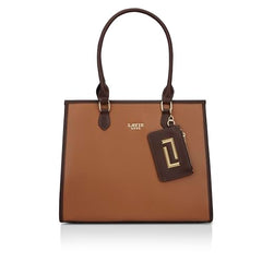 Lavie Luxe Women's Duo Quad Pro Tote Laptop Bag | Tote Laptop Bag for Work | Ladies Purse | Stylish Shoulder Bag | Gift for Women - Goyalsons ShopMax