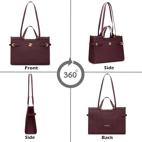 Lavie Signature Canva Dual Carry Tote Bag | Tote Bag for Work | Ladies purse | Stylish Shoulder Bag | Gift for Women - Goyalsons ShopMax