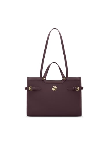 Lavie Signature Canva Dual Carry Tote Bag | Tote Bag for Work | Ladies purse | Stylish Shoulder Bag | Gift for Women - Goyalsons ShopMax