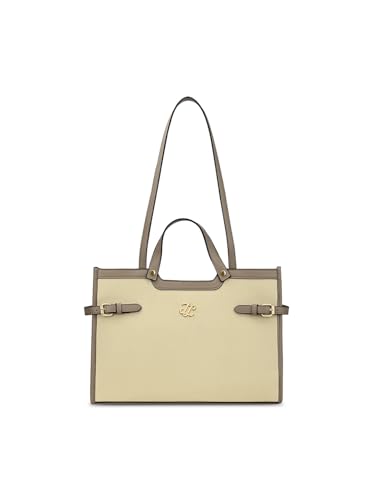 Lavie Signature Canva Dual Carry Tote Bag | Tote Bag for Work | Ladies purse | Stylish Shoulder Bag | Gift for Women - Goyalsons ShopMax