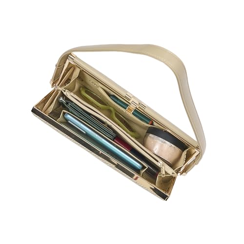 Lavie Luxe Women's Glam Dazzle Horizontal Satchel Bag | Satchel Handbag for Work | Ladies Purse | Stylish Shoulder Bag | Gift for Women