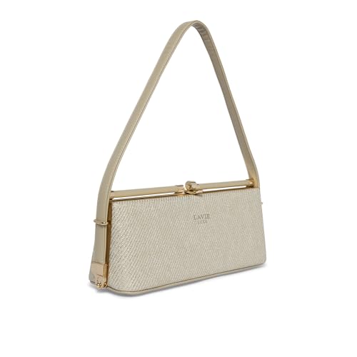 Lavie Luxe Women's Glam Dazzle Horizontal Satchel Bag | Satchel Handbag for Work | Ladies Purse | Stylish Shoulder Bag | Gift for Women