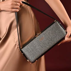 Lavie Luxe Women's Glam Dazzle Horizontal Satchel Bag | Satchel Handbag for Work | Ladies Purse | Stylish Shoulder Bag | Gift for Women - Goyalsons ShopMax